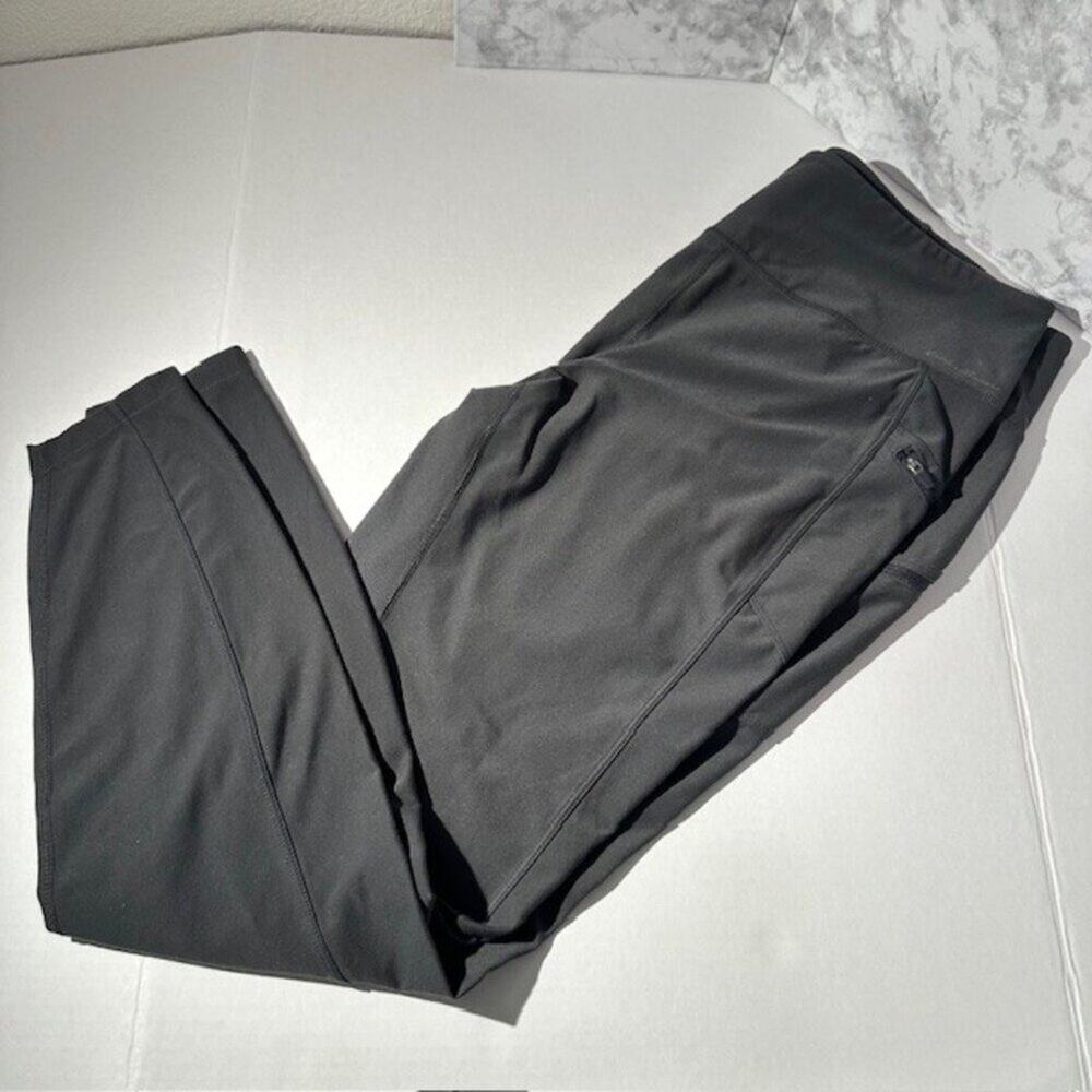 Eddie Bauer Women's Zippered Pockets Leggings Gray Size XL